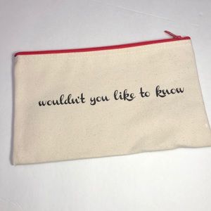 Beautycounter makeup zipper bag